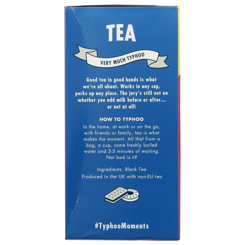 Typhoo Tea Box 80 Tea Bags 250g