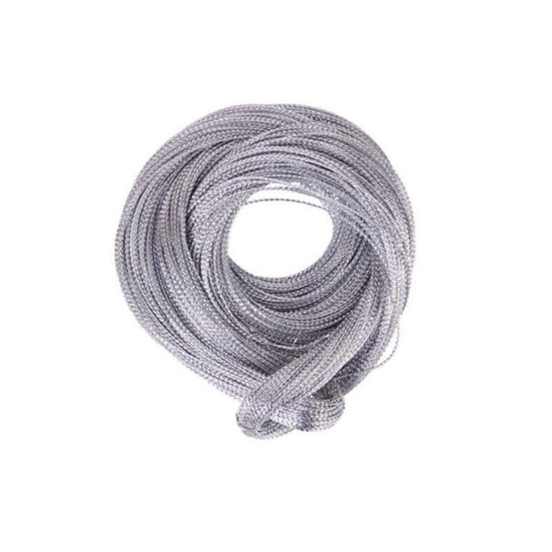TEHAUX Multifunctional Silver Metal Jewelry Cord Yards Beading String for