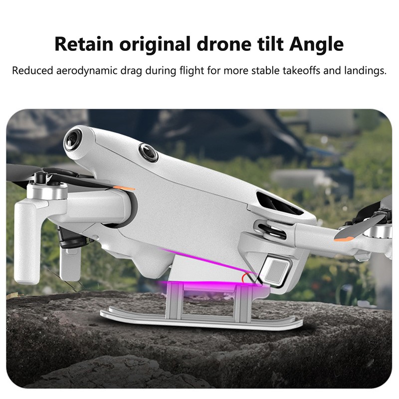 Drone Landing Gear Lightweight Quick Release Foldable Drone Heightened Extended