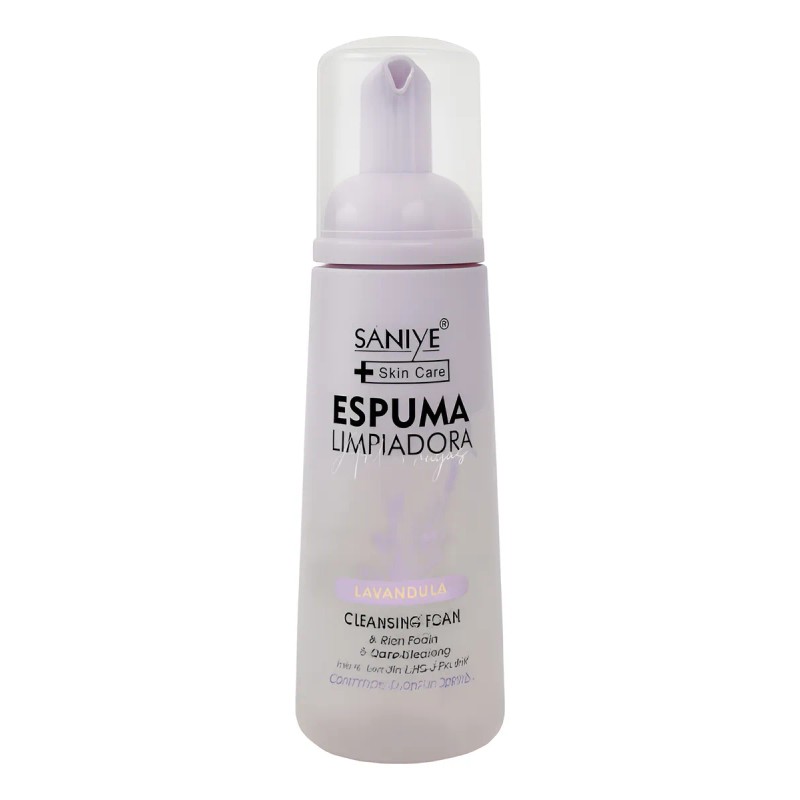 Espuma Facial Limpiadora Saniye Anti Arrugas Lavandula R7008