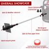 LCGP Generator Exhaust Extension Silencer Kit with Upgraded 304 Stainless