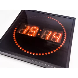 Gadiz Reloj Pared Digital Gadiz Cuadrado Gigante Elegante Segunder