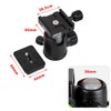 360 Horizontal Rotation Panoramic Camera Tripod Ball Head 36mm Ball