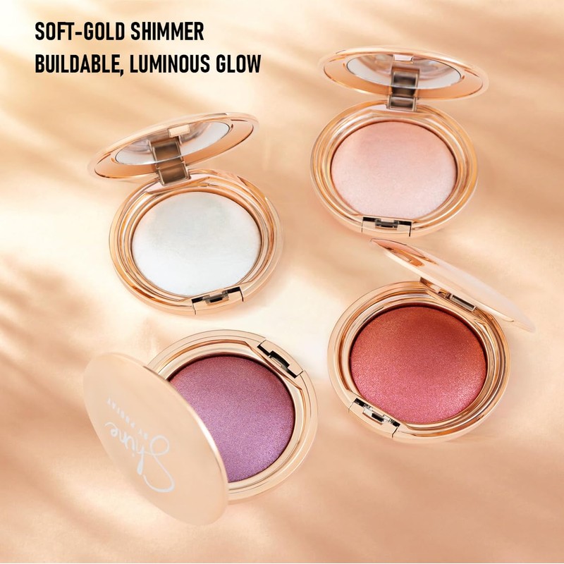 PHOFAY 3-in-1 Cream-to-Powder Highlighter - Blush & Eyeshadow 2-in-1