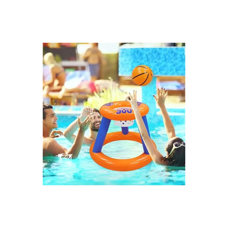 Juguete Inflable Lanzar Anillos Dinámico Albercas Piscina