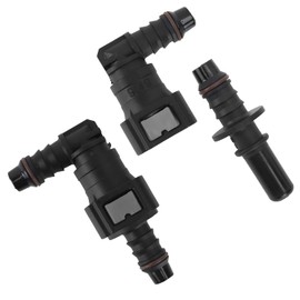 Fuel Line Connector Hose Coupling Pack of 2 Petrol Hose Coupling 90° Quick Release Connector 9.49-ID8