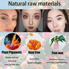 Eyebrow Pomade Waterproof Eyebrow Gel Eyebrow Pomade with Brush Long Lasting for Dense and Natural Looking Eyebrow Green