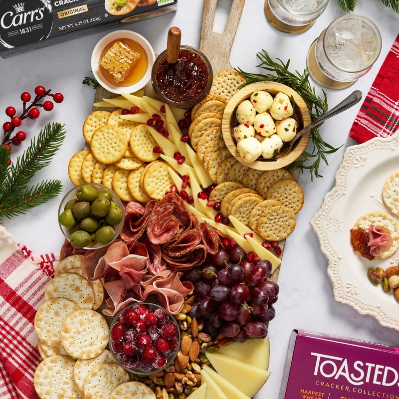 Carr's Table Water Crackers, Baked Snack Crackers, Party Snacks, Original,