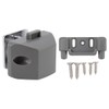 CENPEK Square Cupboard Push Button Lock Metal Drawer Knobs Door