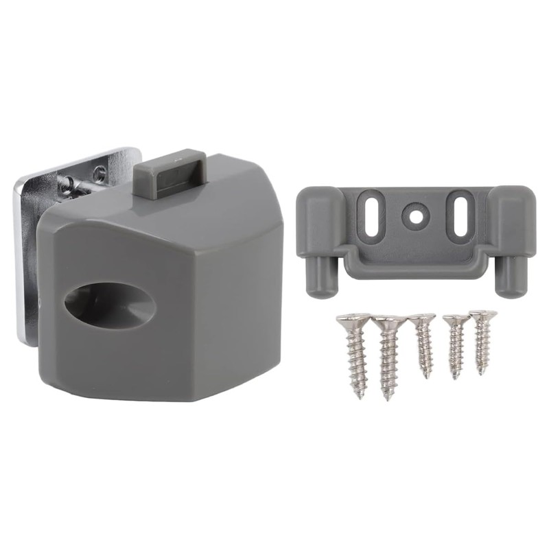 CENPEK Square Cupboard Push Button Lock Metal Drawer Knobs Door