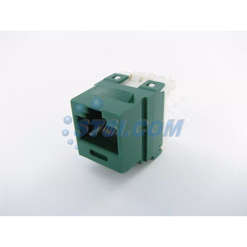 Panduit NetKey NK688MGR Cat6 Keystone Jack Module, Green ~STSI