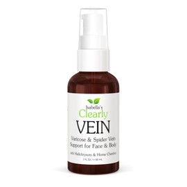 2-Pack Isabella's Clearly Vein, Natural Herbal Essential Oil Blend for Varicose Vein Support | Spider Vein Care for Legs, Face, Body | Soothing Topical Oil with Horse Chestnut, Helichrysum, Ginger
