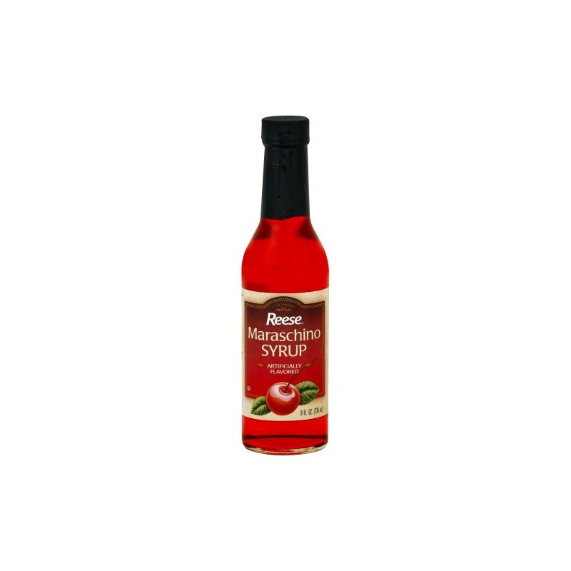 Reese Syrup, Maraschino, 8-Ounce (Pack of 3)
