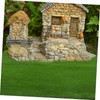 Operitacx Realistic Artificial Moss Turf Fake Grass Roll for Outdoor