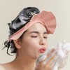Shower cap, foo cap, adult shower aid, waterproof, bathing elasticity, patient shampoo, easy-to-use bathing aid hat