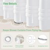 Dynamene Extra Long Shower Curtain and Liner Set - 84