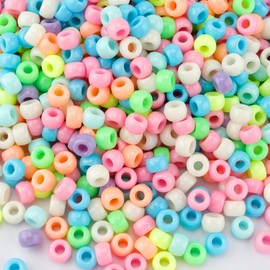 1100pcs Pony Beads,Beads for Jewelry Making,Friendship Bracelet Beads,Beads for Bracelets,Hair Beads,Beads for Crafts,Pony Beads Bulk,Kandi Beads,Colorful Beads,Necklace Beads,DIY Beads