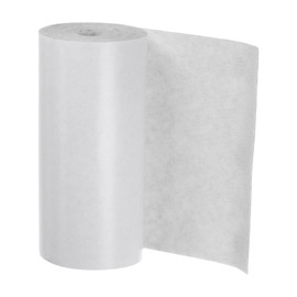 HARFINGTON Linen Repair Patches 3.9"x63" Self-Adhesive Fine Linen Couch Fabric Patches Tape for Furniture Upholstery Sofa Clothing, White