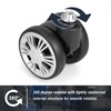 Zoofen Luggage Wheels Replacement 4 pcs Suitcase Replacement Wheels Wear-Resistant