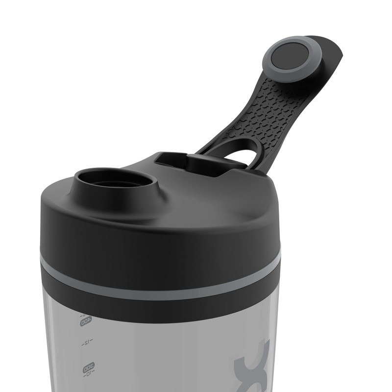 Promixx Botella coctelera original, funciona con pilas, para batidos de