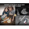 CoquusAid Bread Knife for Homemade Bread, 10.6 Inch Multifunction Serrated