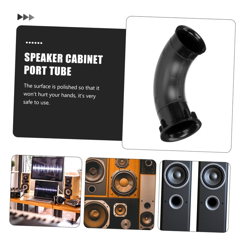 Gatuida 2pcs Speaker Port Tubes for Easy to Install Replacement