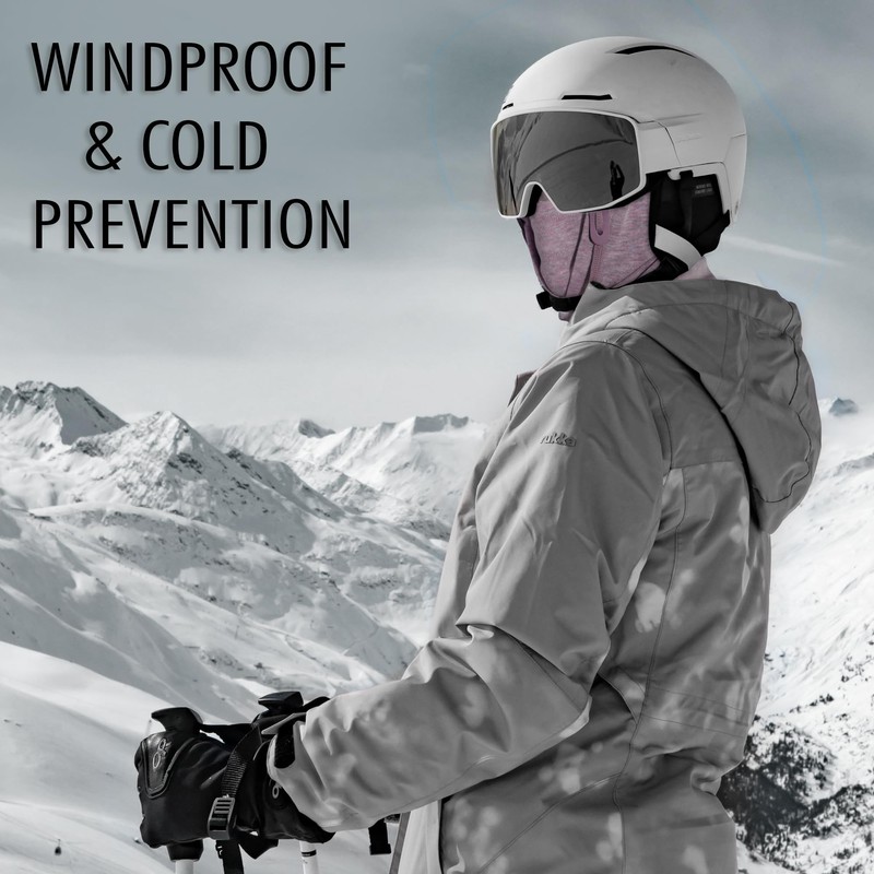 TopAcsy Balaclava Ski Face Mask for Men Women, UV Neck