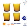Duralex 21-0228-00 Amber 160cc Set of 4