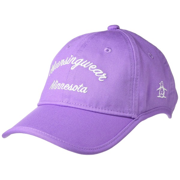 Munsingwear MGCVJC10CH Women's Cap, Sweat Absorbent, Quick Drying, Antibacterial, Odor Resistant, Wave Cut, Golf, PP00 (purple)