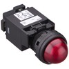 IDEC HW1P-2H2R Pilot Light, HW Series, φ0.9 inch (22 mm),