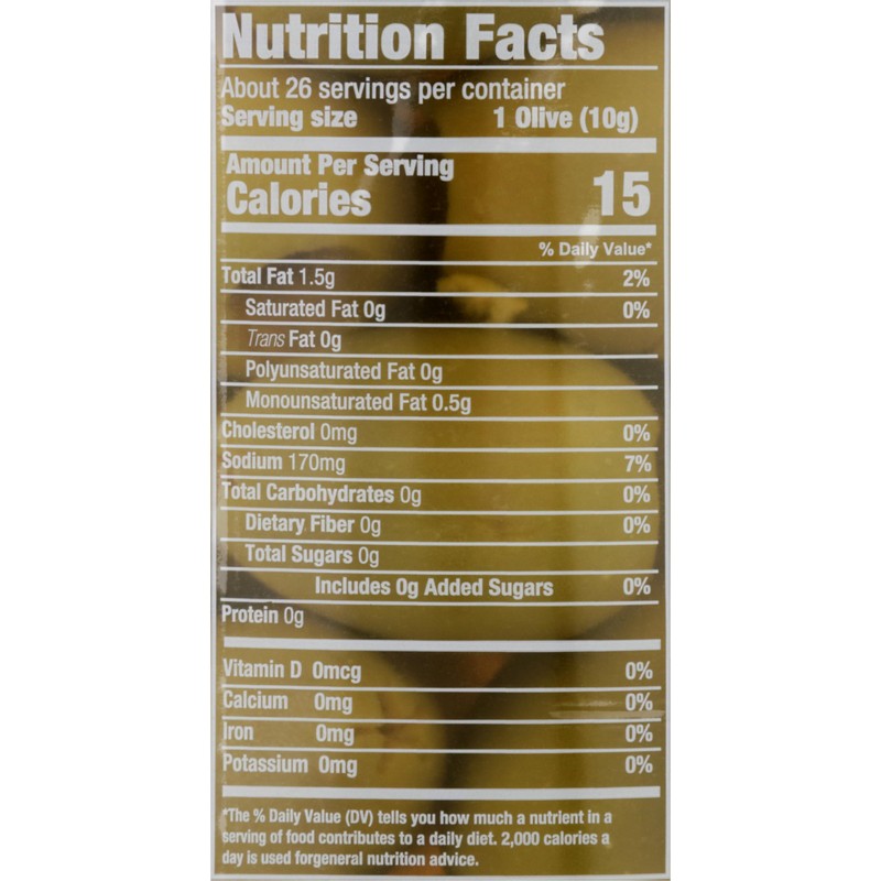 Mario Camacho Foods Pitted Queen Party Colossal Olives, 9 Ounce