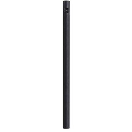 Solus SP7-320NCA-BK 7' Outdoor Direct Burial Lamp Post with Dusk to Dawn Photo Sensor, Fits 3" Post Top Fixtures, Includes Inlet Hole, Easy to Install, Corrosion & Weather Resistant, Black