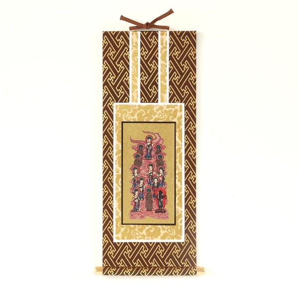 Wall Scroll "Jusanbutsu" for all denominations in the 60s (height 34cm) Jusanbutsu