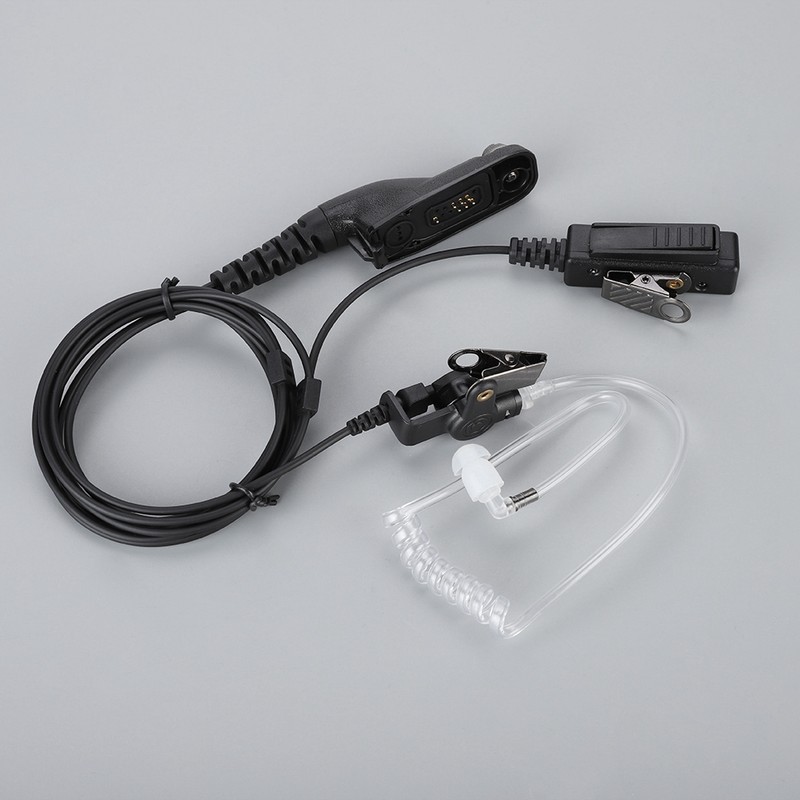 Air Tube Earpiece Headset Mic For CB Ham Radio MTP850S