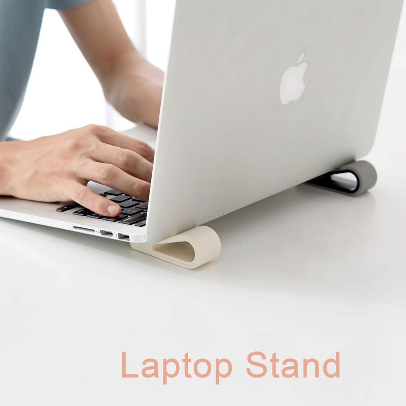 Laptop Notebook Holder, Yeebline Universal 4-Pack Anti-Slip Durable Silicone Tilting