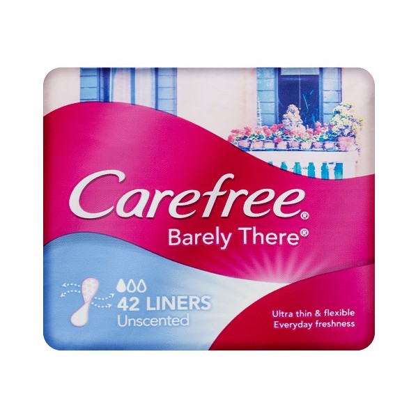 Carefree Barely There Liners 42 - Unscented