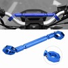Aluminum Alloy Motorcycle Balance Handlebar Cross Bar Motorbike Accessories (Blue)