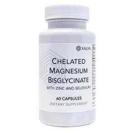 Magnesium Bisglycinate Chelate + Zinc, Selenium, Boron & Copper – High Absorption Formula for Bone Strength, Calm, Sleep & Immune Support – 60 Capsules – 1 Capsule Daily, 60 Servings