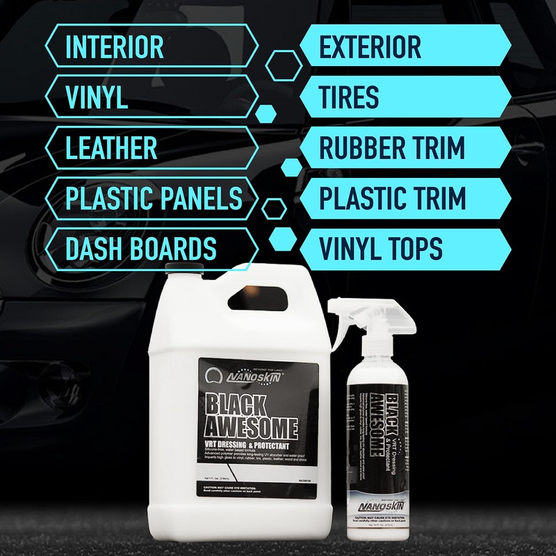 Nanoskin BLACK AWESOME Silicone-Free VRT Dressing Protectant 1 Gallon –