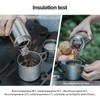 Boundless Voyage Titanium Thermos Bottle with Tea Filter Double-Walled Insulated