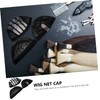 PACKOVE 3pcs Shaped Hair Care Net Elastic Mesh Wig Cap