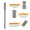 HARFINGTON H4.0 Hex Head Drill Bit Wrench 4mm Metric Flat