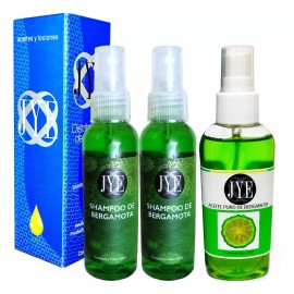 JYE Kit Jye Shampoo Cabello Crecimiento 2 Shampoo Y 1 Aceite