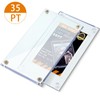Acrylic Card Holder Screw Trading Card Protector 35 PT Clear