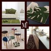 Senko M+home Monstera Beige Modern Paper Holder Cover with Paper