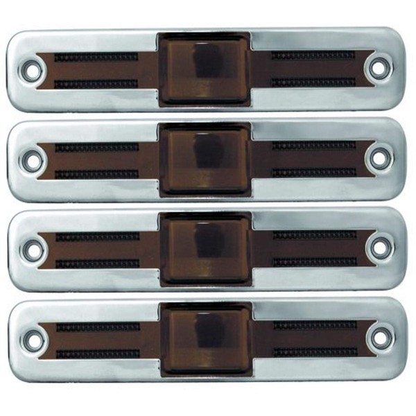 IPCW CWS-349S Platinum Smoke Side Marker Cover Set - 4