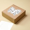 Medium 100mm 'Dragon Outline' Permanent Sticker Decal for Cars/Windows/Bins/Walls etc