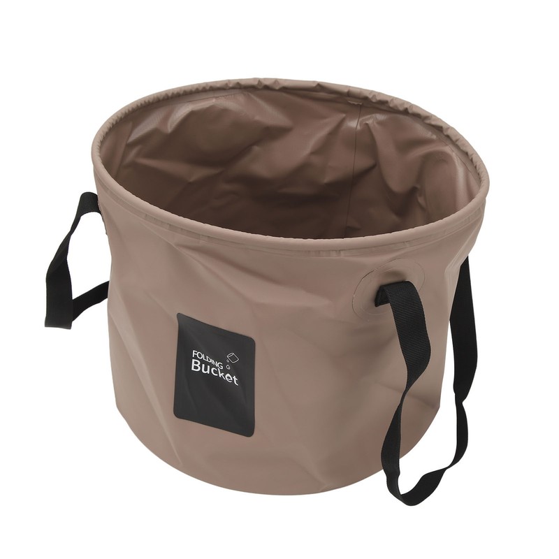 20L Portable Camping Bucket PVC Folding Water Bucket High Capacity