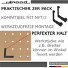ULROAD Pack of 2 Bench Hooks 20 mm 90° Angle