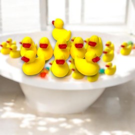 Mini Rubber Duck Army 0.5 Inch Miniature Ducks - 20, 50, 100, or 1000 Pack Options for Crafts, Pranks, and Collectibles - Quantity: 50 Mini Ducks